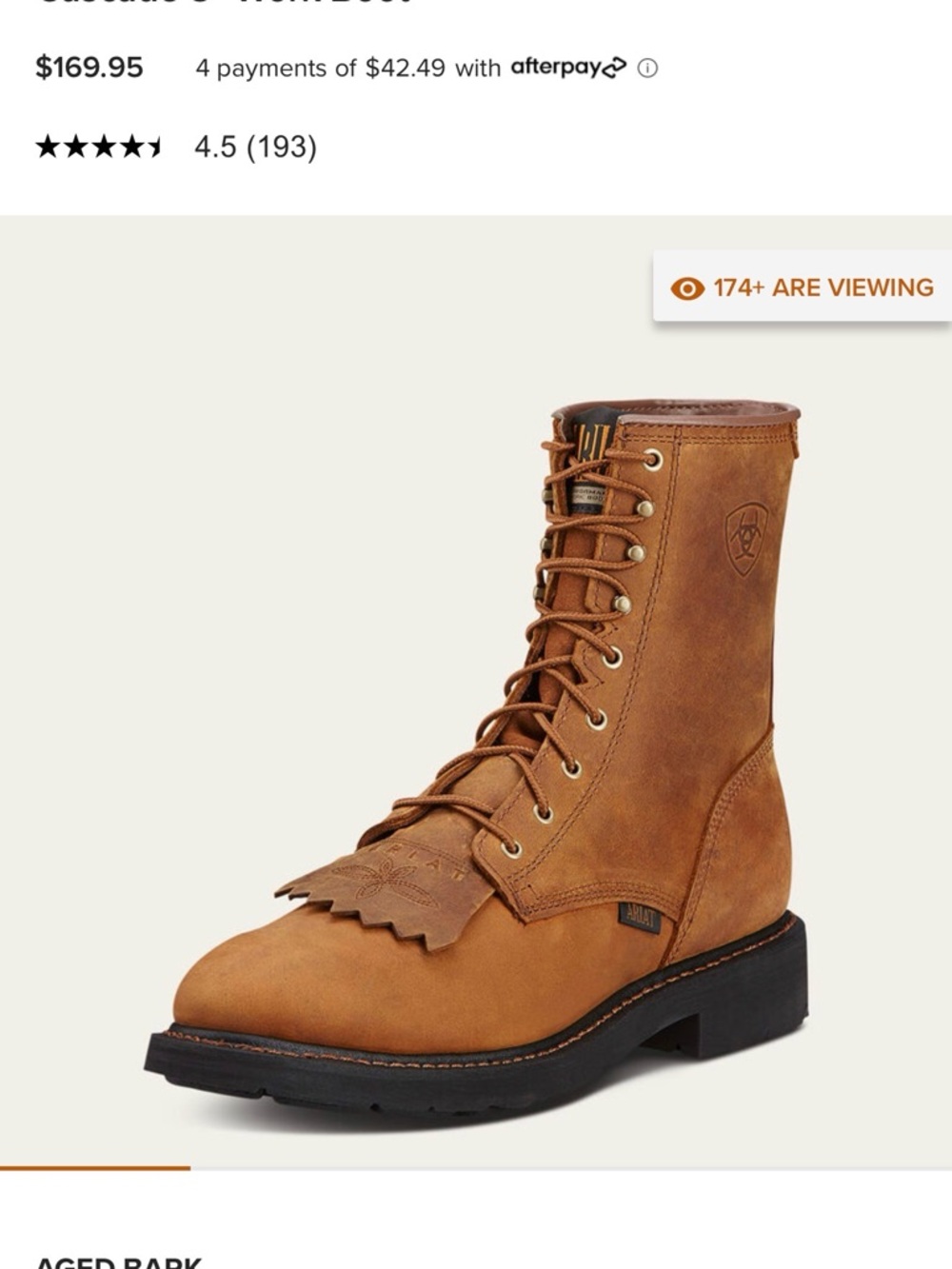 Ariat Men’s Work Boots - Picture 7 of 7